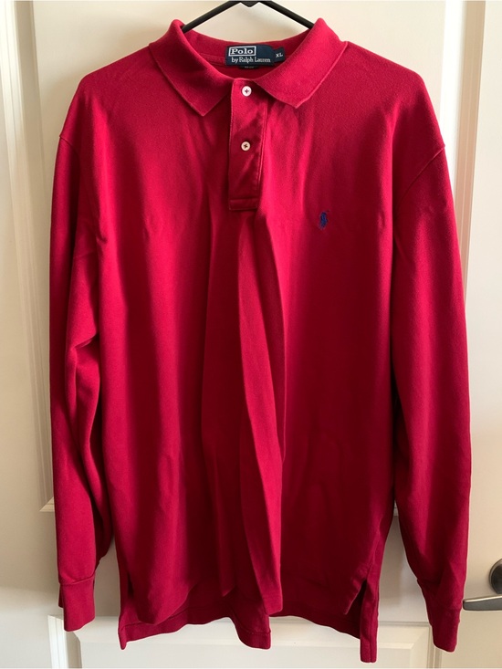 Ralph Lauren Other - Ralph Lauren Men's Long Sleeve Polo in Red with Blue Pony
